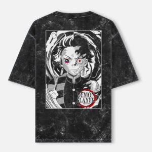 Unisex Acid Washed Oversized Tee