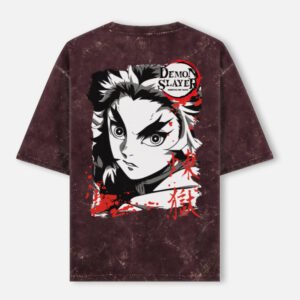Unisex Acid Washed Oversized Tee