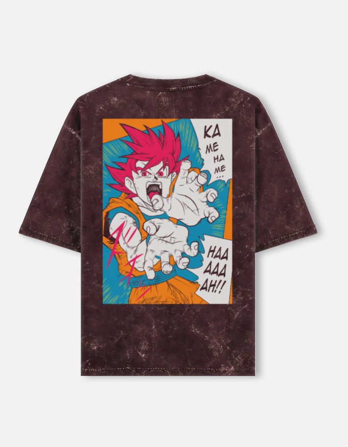 Unisex Acid Washed Oversized Tee