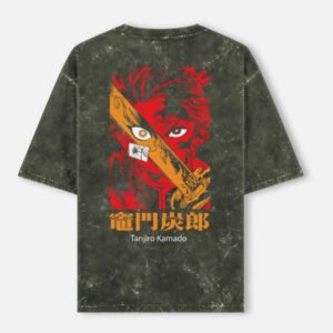 Unisex Acid Washed Oversized Tee