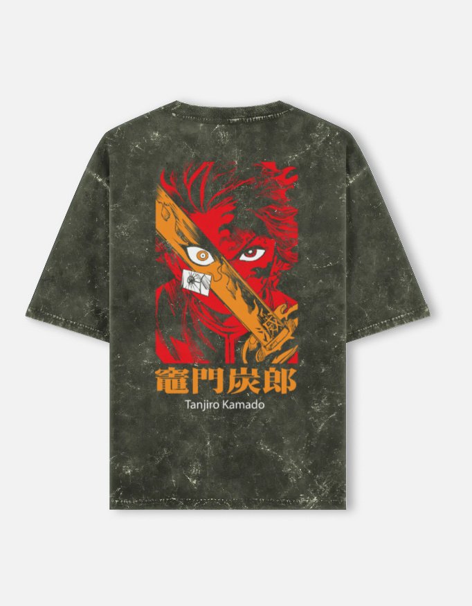 Unisex Acid Washed Oversized Tee