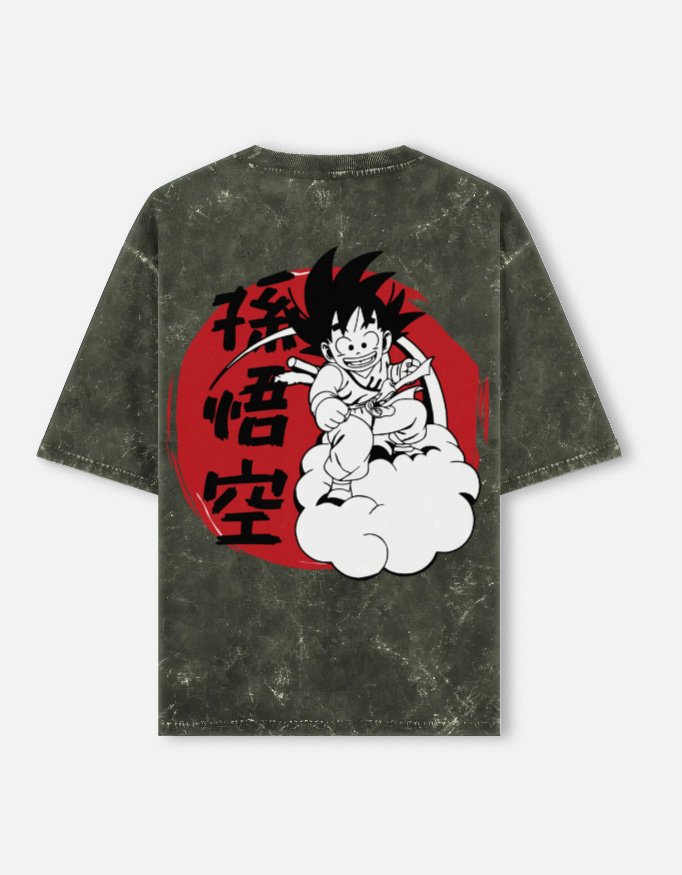 Unisex Acid Washed Oversized Tee