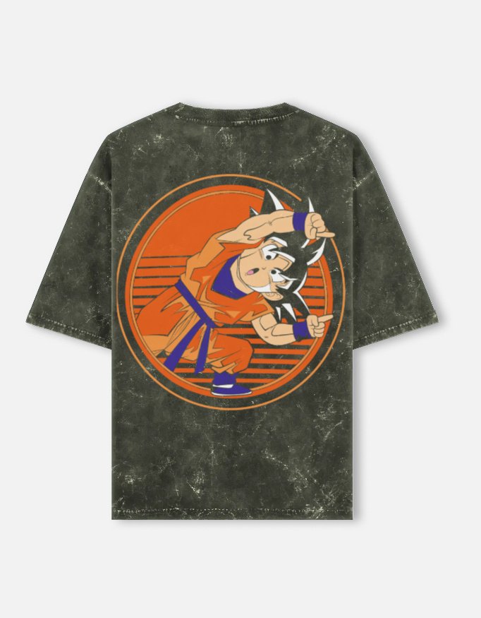 Unisex Acid Washed Oversized Tee