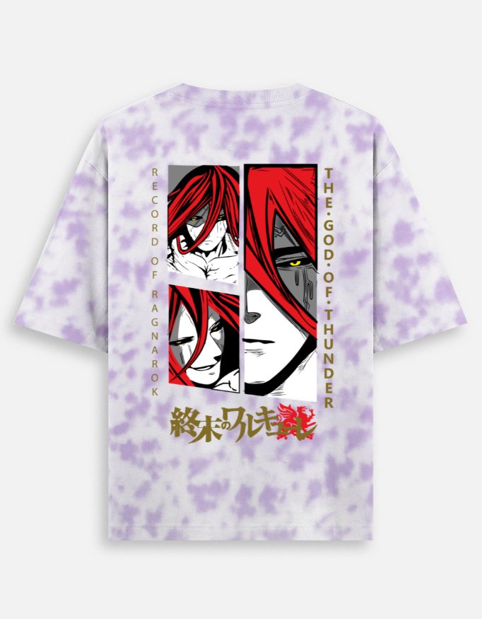 Unisex Tie Dye Oversized T-Shirt
