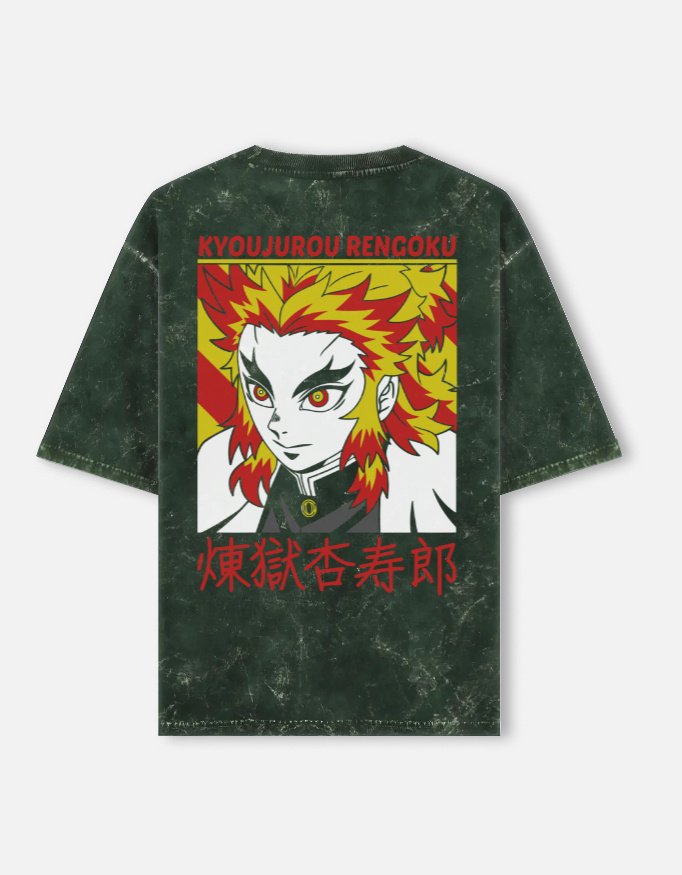 Unisex Acid Washed Oversized Tee
