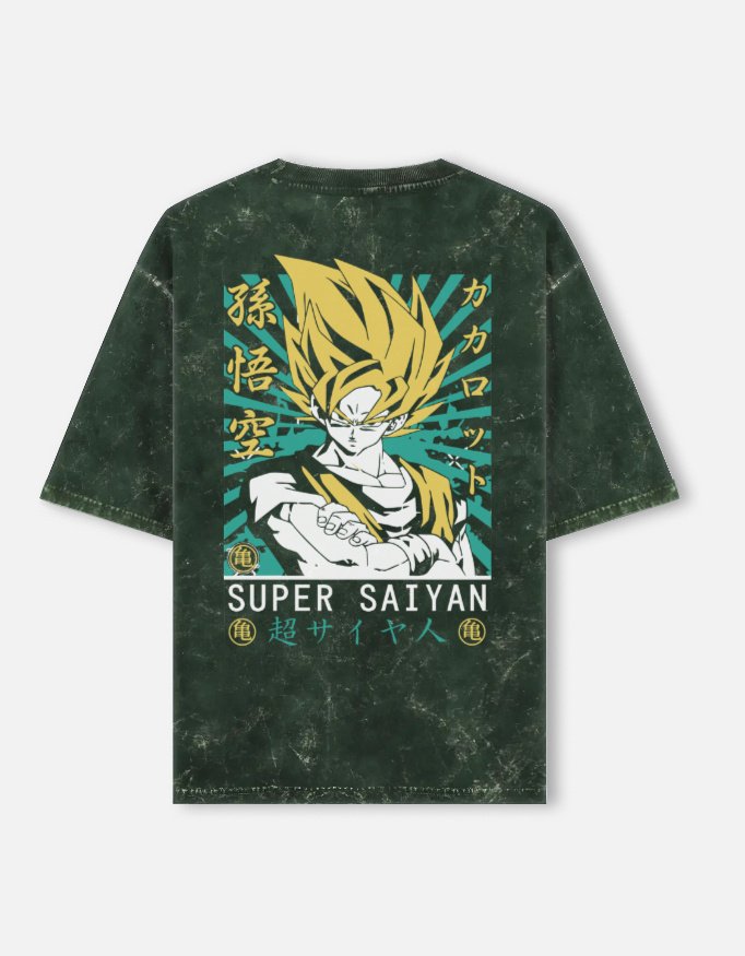Unisex Acid Washed Oversized Tee