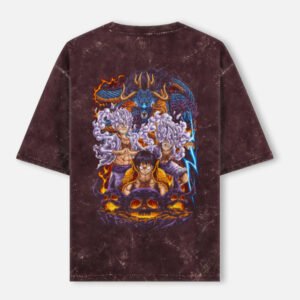 Unisex Acid Washed Oversized Tee