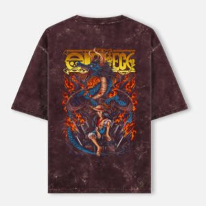 Unisex Acid Washed Oversized Tee