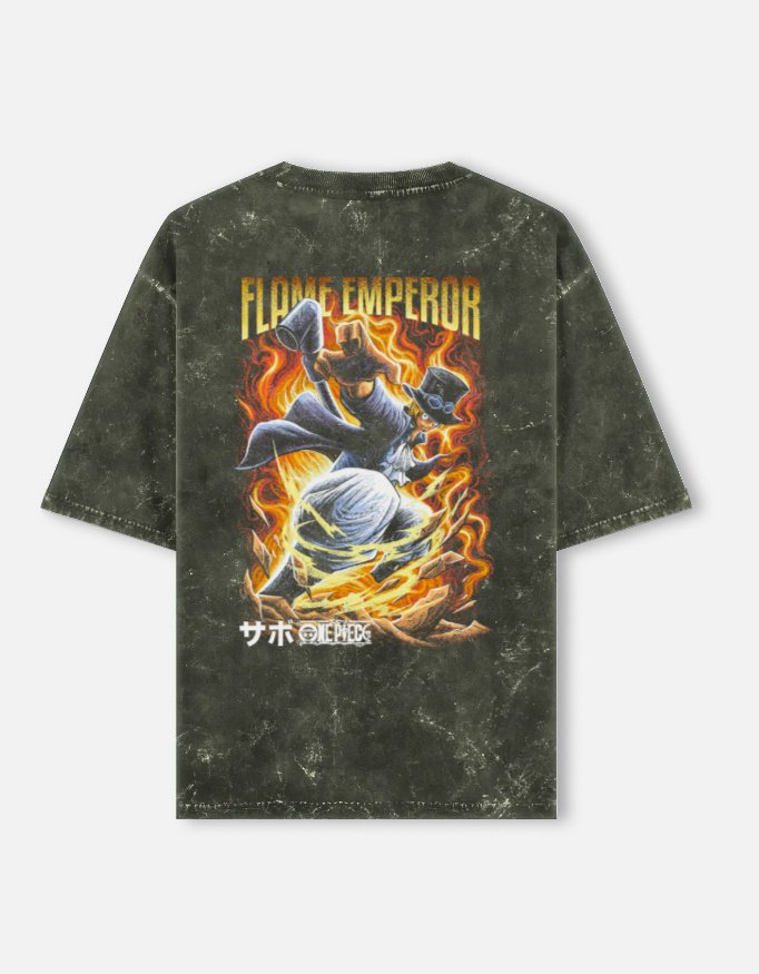 Unisex Acid Washed Oversized Tee