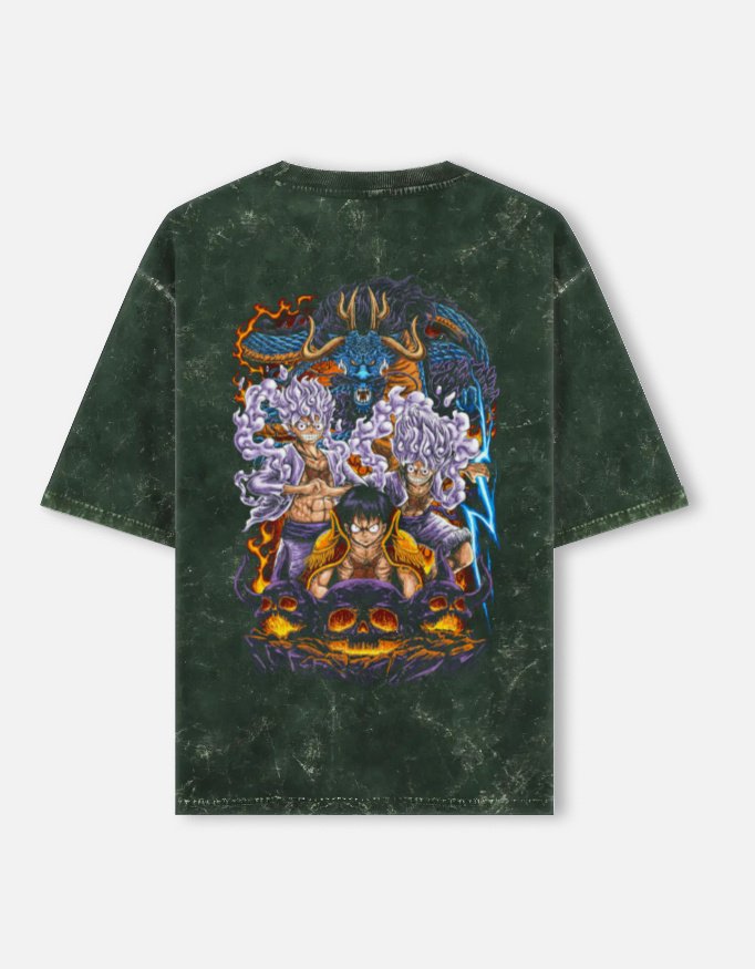 Unisex Acid Washed Oversized Tee