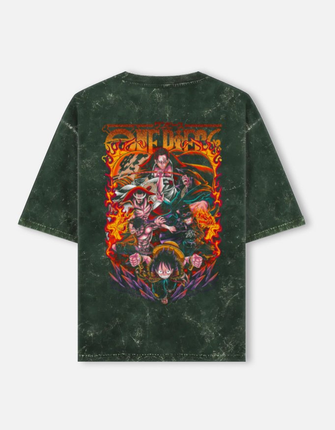 Unisex Acid Washed Oversized Tee