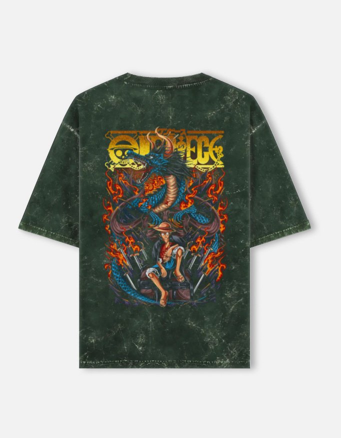Unisex Acid Washed Oversized Tee - Image 5