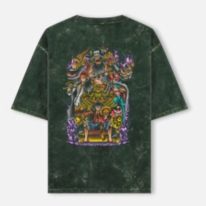 Unisex Acid Washed Oversized Tee